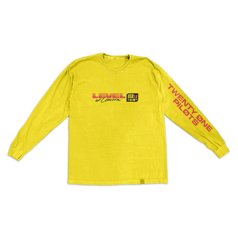 Yellow Tech Long Sleeve TShirt