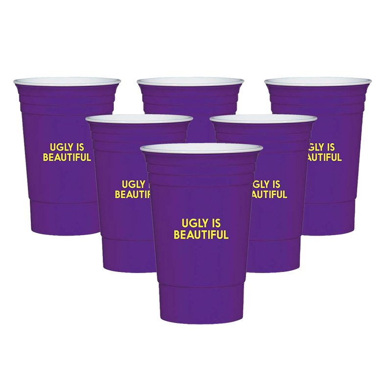 Ugly is Beautiful Reusable Cup Set