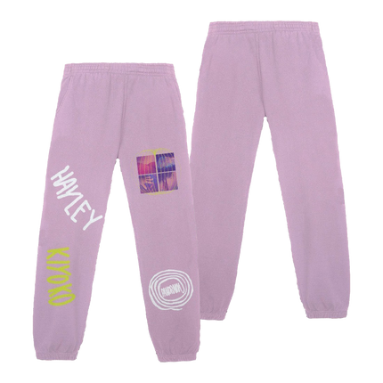 Hayley Kiyoko PANORAMA Purple Sweatpants