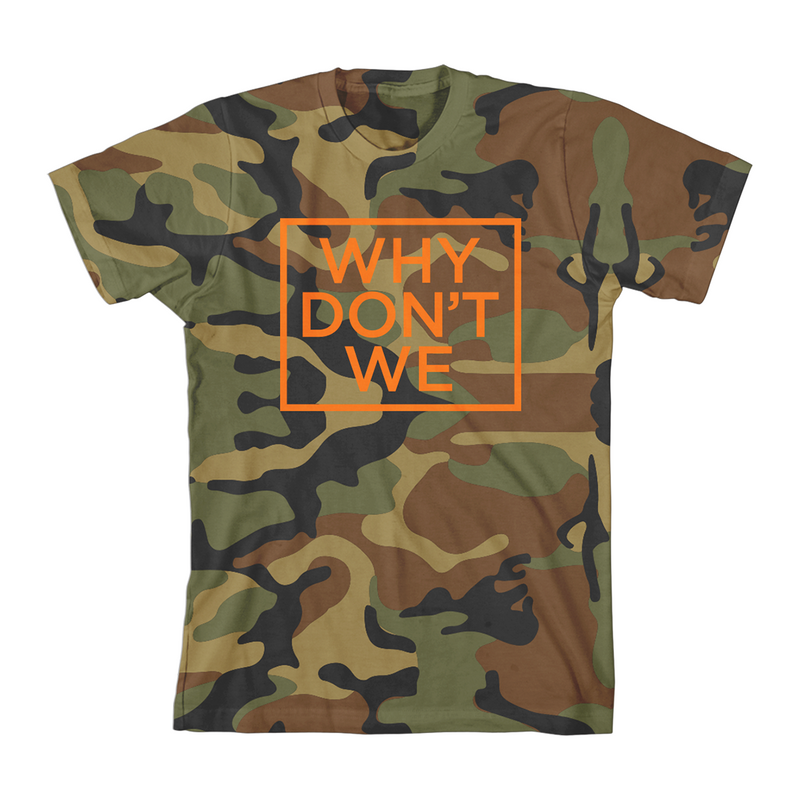 Why Don’t We Camo T-Shirt (Orange)