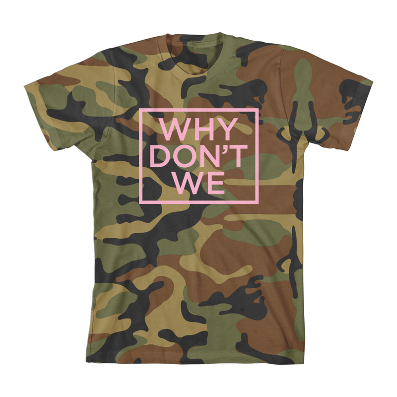Why Don’t We Camo T-Shirt (Pink)
