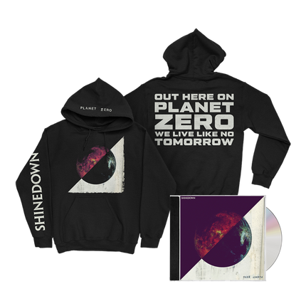 Shinedown Planet Zero hoodie and Cd