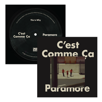 Paramore C'est Comme Ca Flexi Disc