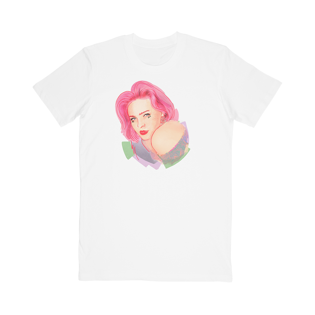 Cartoon Portrait White T-Shirt | Anne-Marie – Warner Music Australia Store