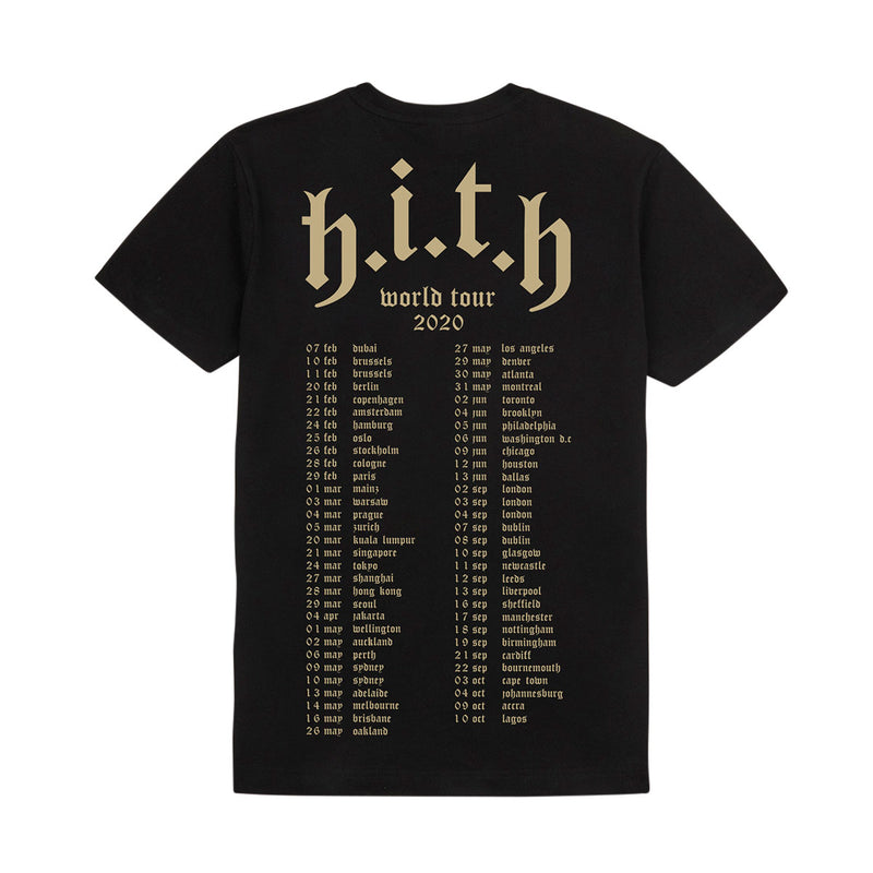 HITH Globe World Tour T-Shirt Black