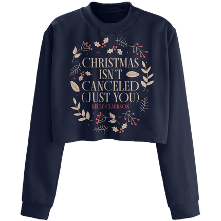 Kelly Clarkson Christmas Crop Sweatshirt