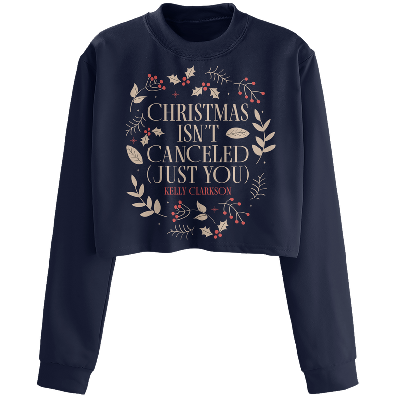 Kelly Clarkson Christmas Crop Sweatshirt