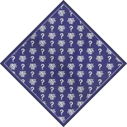 Logo Pattern Purple Bandana