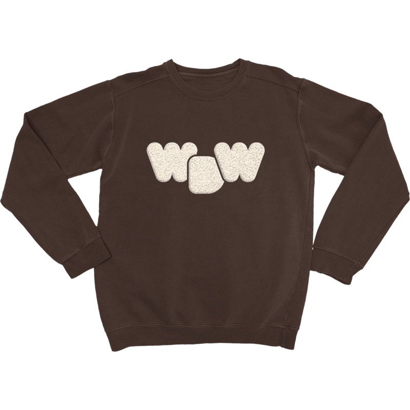 WDW Crewneck Dark Brown Limited Quantity