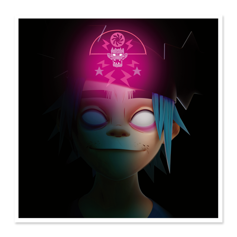 Gorillaz Cracker Island 2D Print