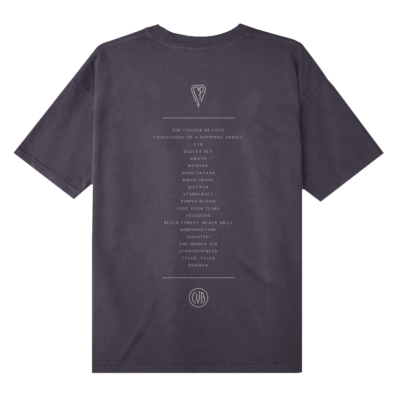 Cyr Track List T-Shirt