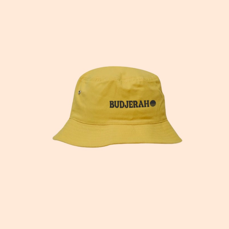 Budjerah Logo Bucket Hat Yellow