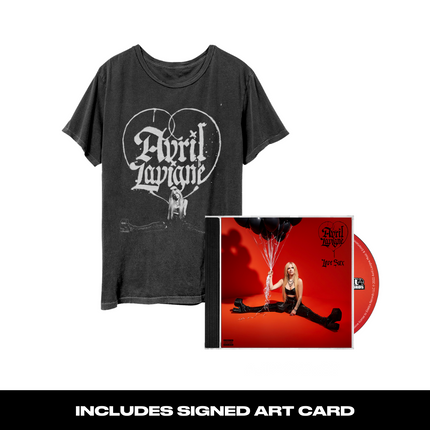 Love Sux T-Shirt + CD with Signed Artcard