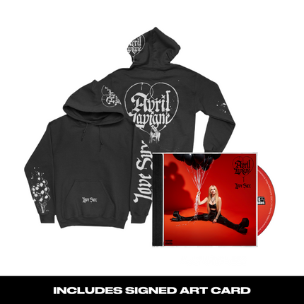 Love Sux Hoodie + CD with Signed Artcard
