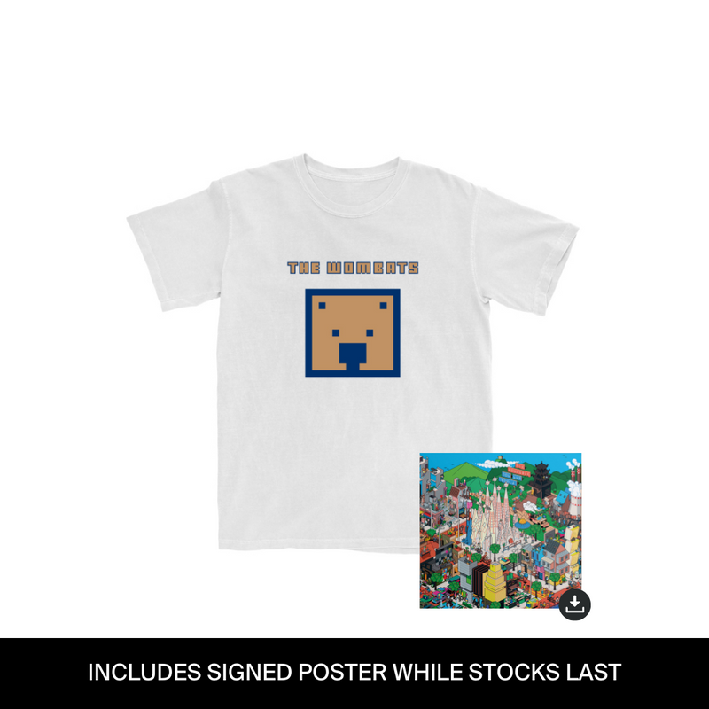 The Wombats Logo T-Shirt + Digital Download