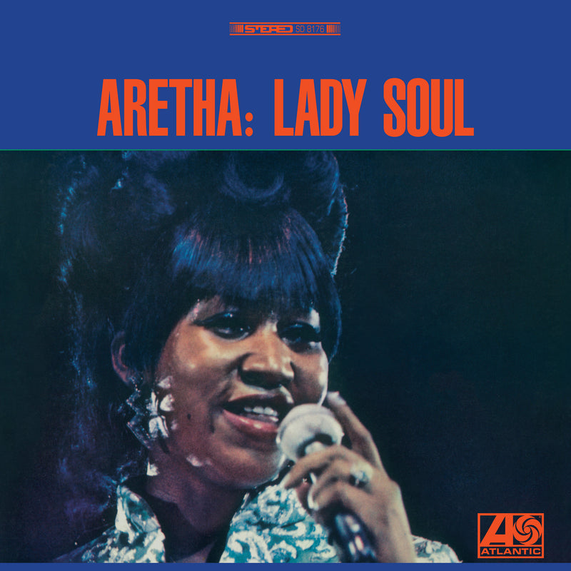 Aretha Franklin Lady Soul Black Vinyl Cover