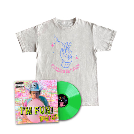 I'M FUN! Glow In The Dark Vinyl + T-Shirt Bundle