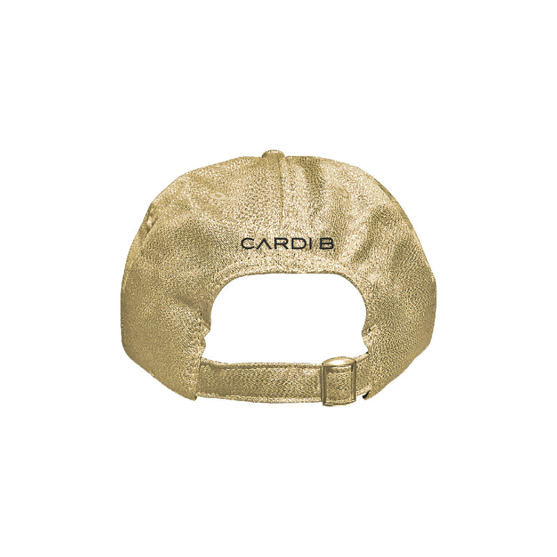 Gold Rhinestone Bardi Gang Hat