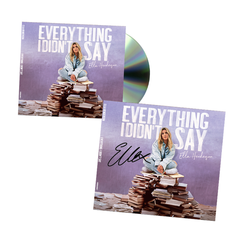 Everything I Didn't Say CD with signed artcard