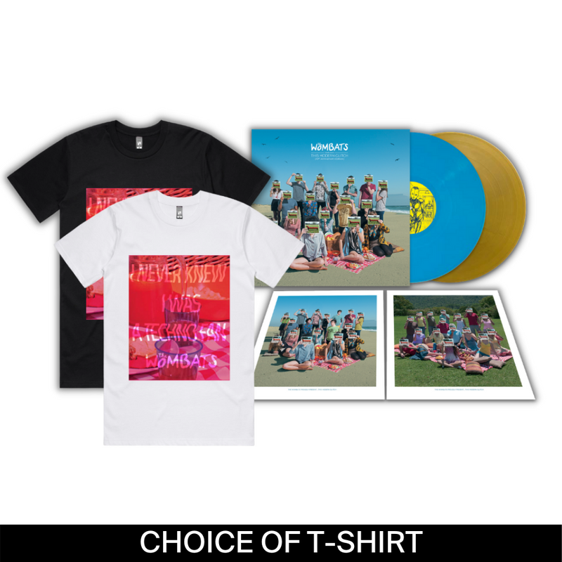 The Wombats Proudly Present... This Modern Glitch (10th Anniversary Edition) + T-Shirt Bundle