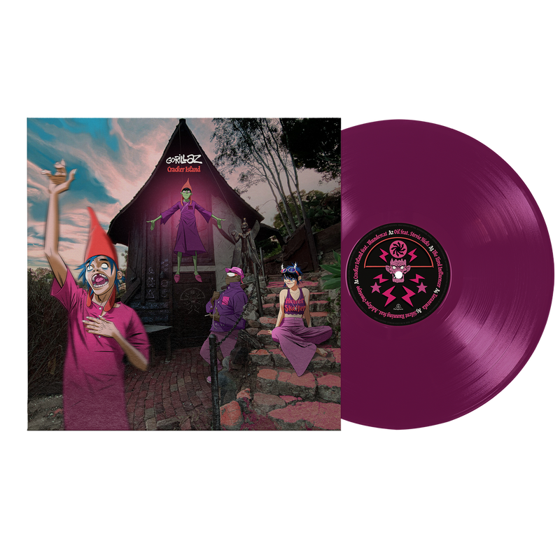 Gorillaz Cracker Island Exclusive Transparent Purple Vinyl