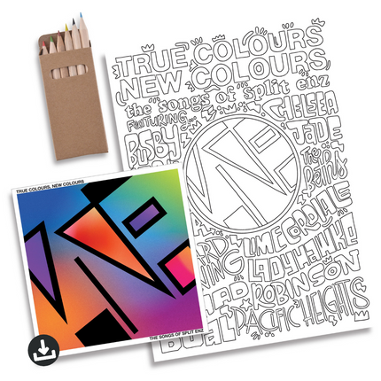 True Colours, New Colours - Deluxe Digital Album + Colouring In Pack