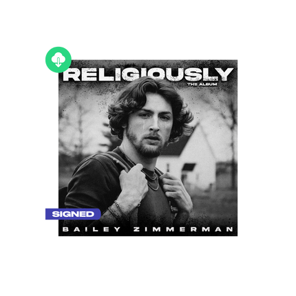 Bailey Zimmerman Religiously. The Album. Digital Download (Signed Artcard)