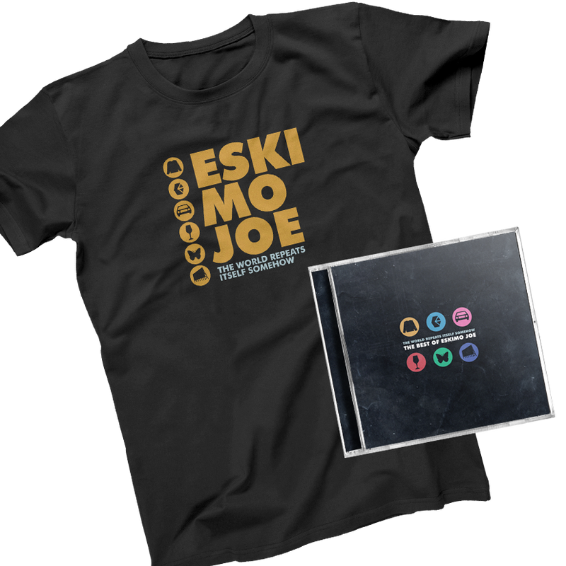The World Repeats Itself Somehow - The Best Of Eskimo Joe CD + T-Shirt Bundle