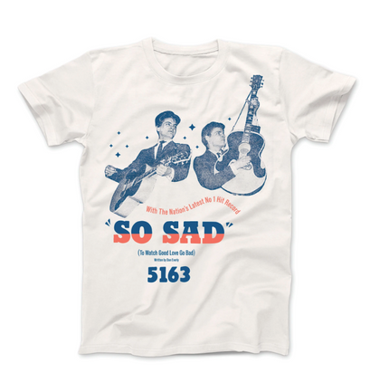 The Everly Brothers "So Sad" T-Shirt
