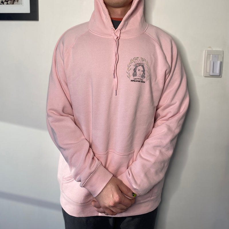 Pretty in Pink Homecoming Llama hoodie
