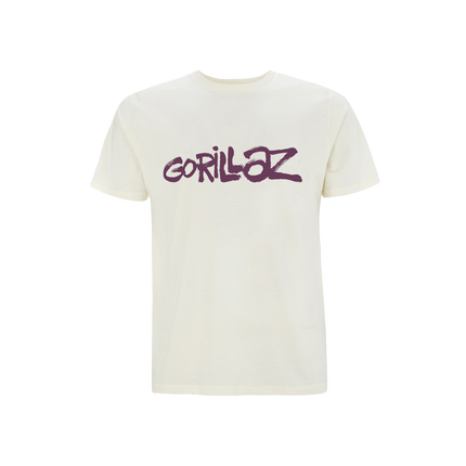 Gorillaz Graffiti Logo T-Shirt Natural