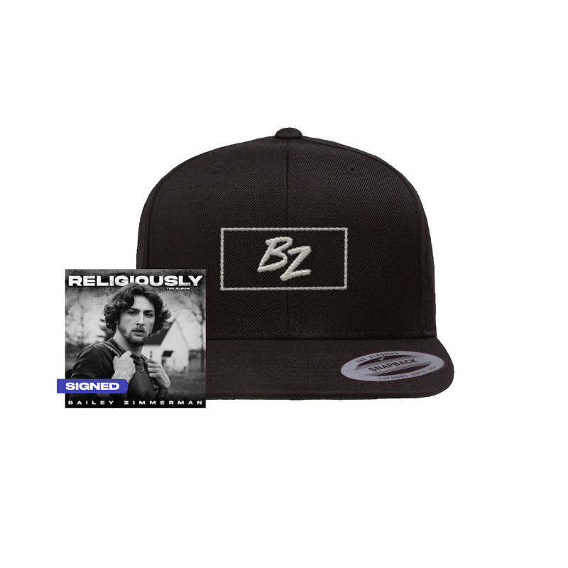 Bailey Zimmerman BZ Patch Hat Album Bundle (Signed Artcard)