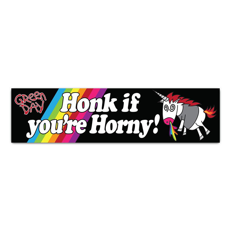 Horny Bumper Sticker