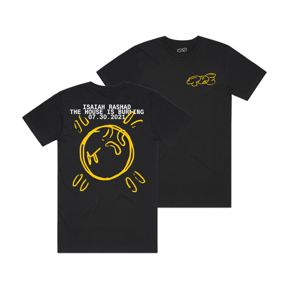 The House Is Burning Album T-Shirt | Isaiah Rashad – Warner Music ...