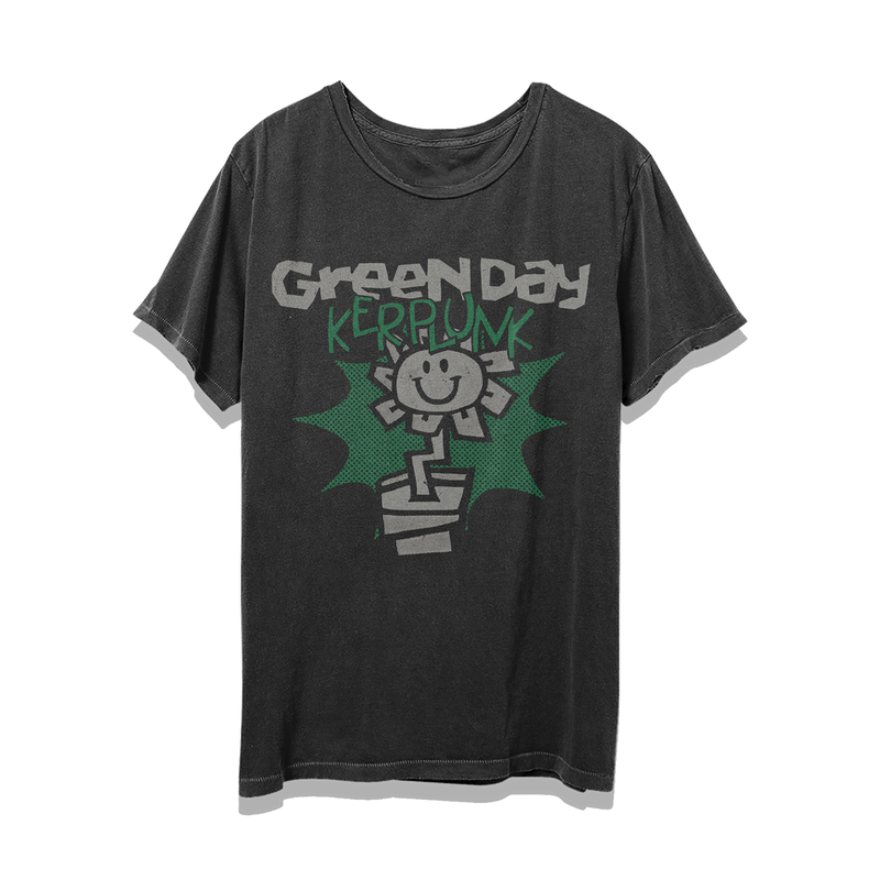 Green Day Kerplunk Vintage Flower T-shirt