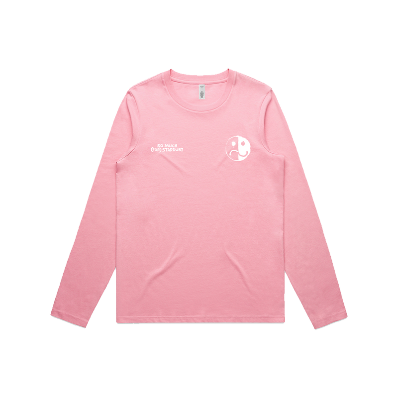 Smile/Frown Logo Pink Long Sleeve