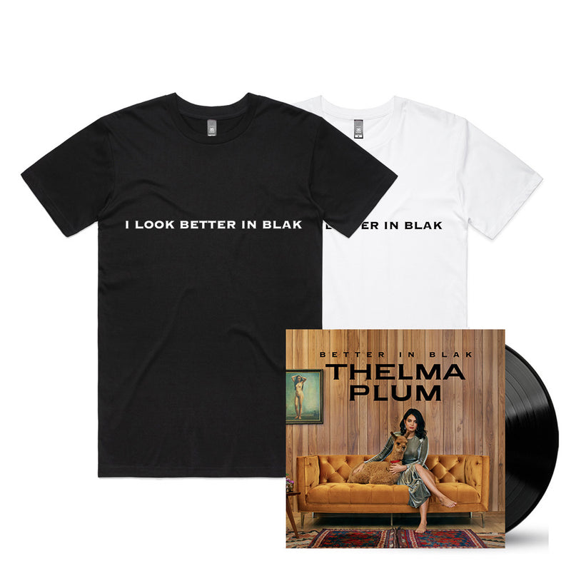 Better in Blak (Vinyl and Better in Blak T-Shirt)
