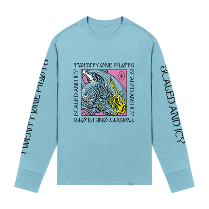 twenty one pilots dragon box long sleeve scaled and icy