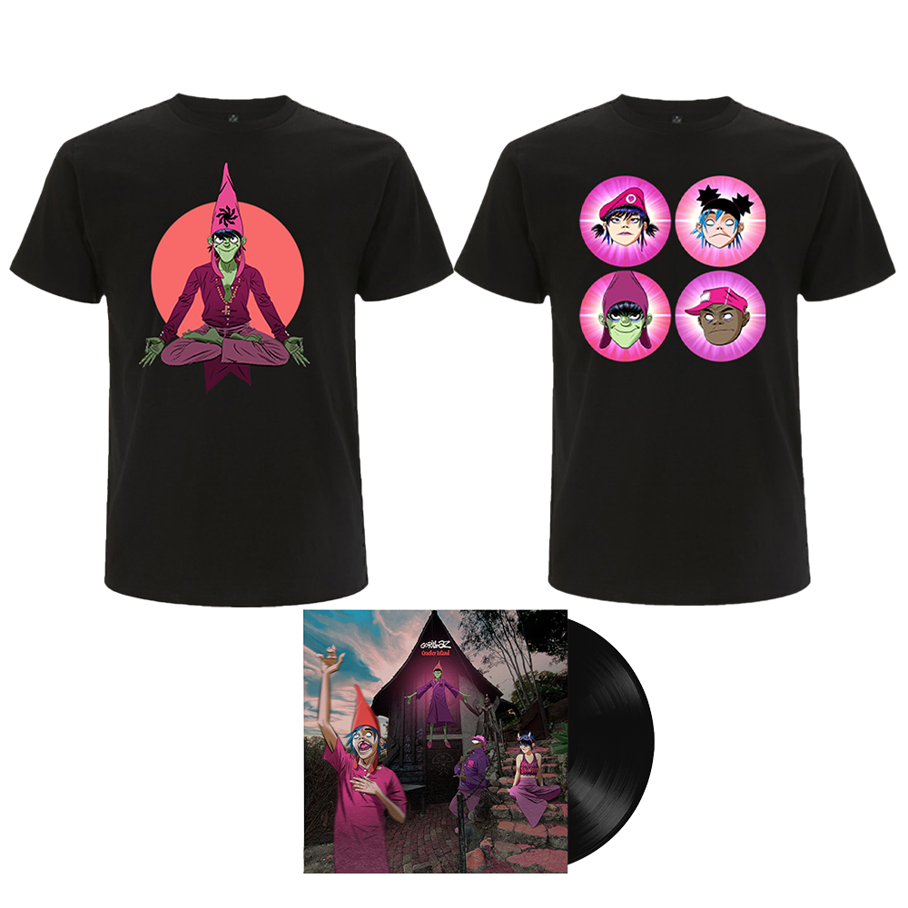 Cracker Island Standard Vinyl + T-Shirt Bundle | Gorillaz – Warner ...