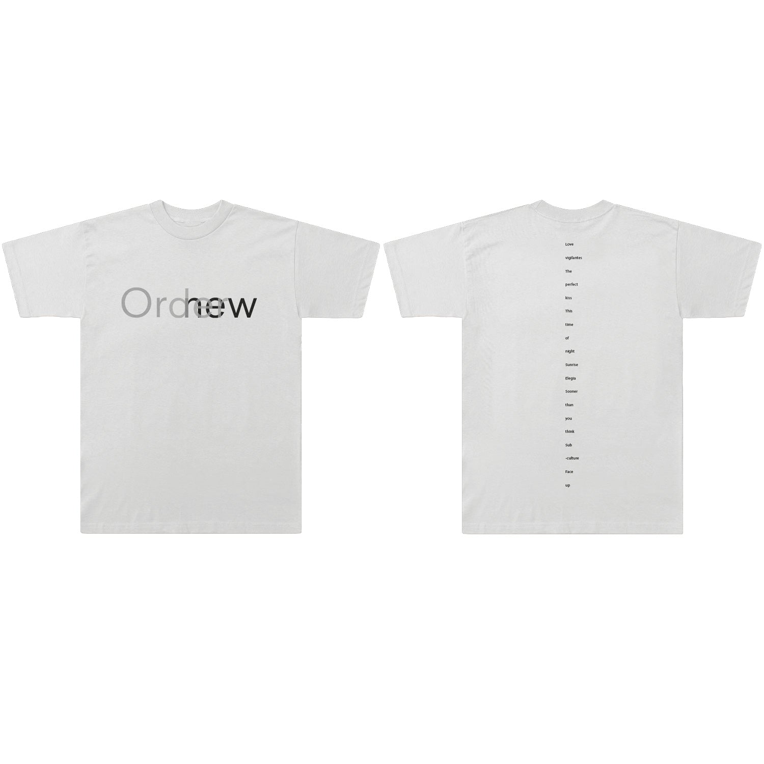 Low-Life (White T-Shirt) | New Order – Warner Music Australasia Store