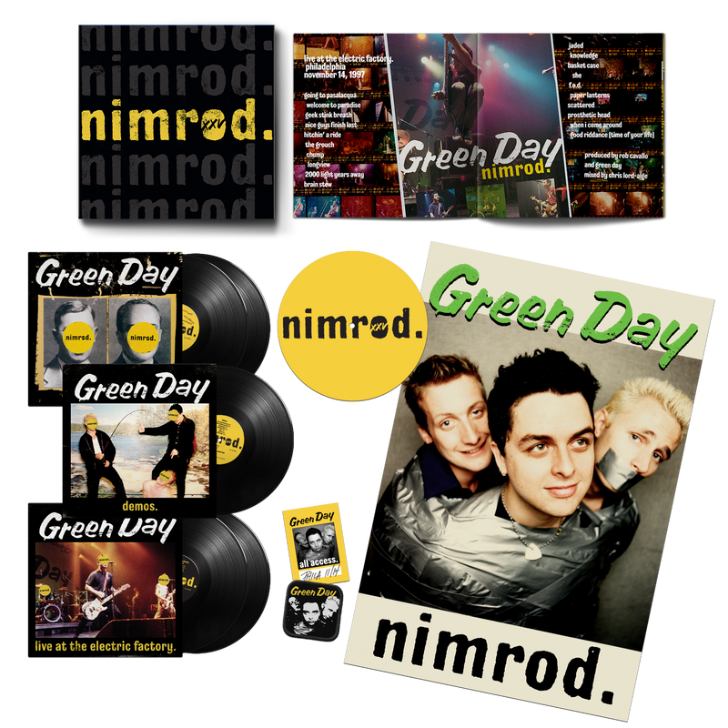 Green Day Nimord XXV Black Vinyl 5LP