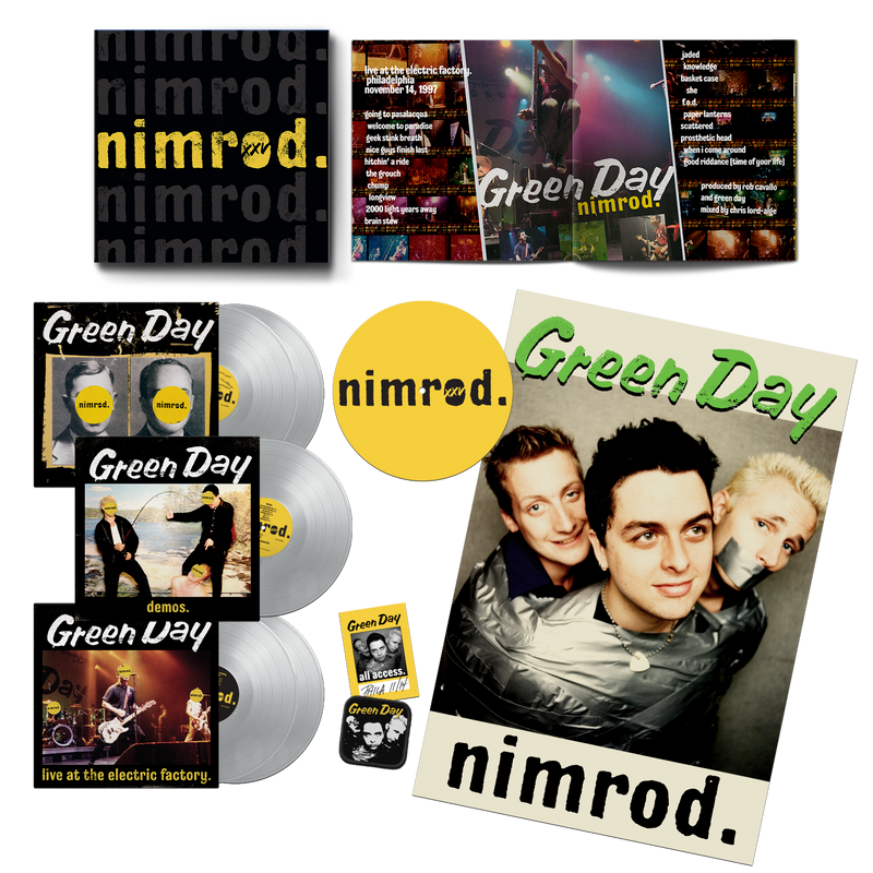 Green Day Nimrod XXV Limited Silver Vinyl 5LP