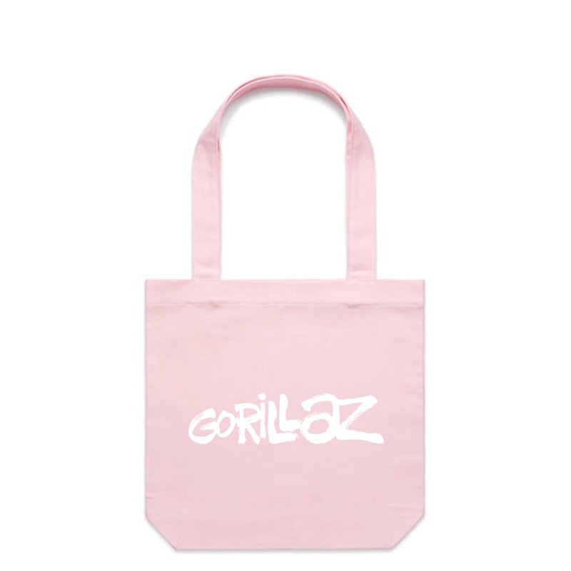 Gorillaz Logo Pink Tote Bag