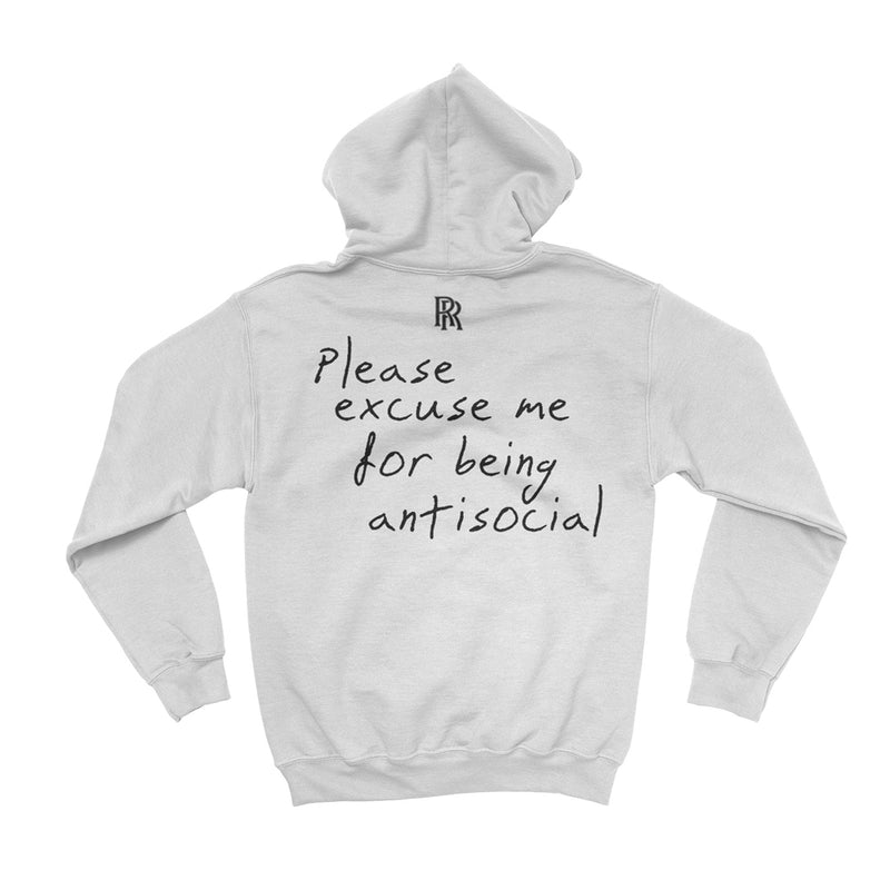 Please Excuse Me Hoodie (White) + Digital Album