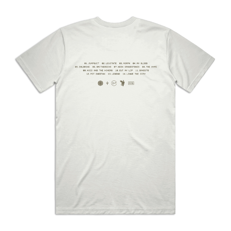 Twenty One Pilots T Shirt Bishop Trench Band Logo Nuovo Ufficiale Uomo Nero Size Twenty One Pilots T Shirt Bishop Trench Band Logo Nuovo Ufficiale Uomo Nero Size