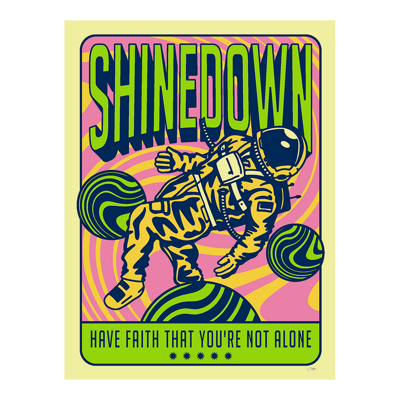 Shinedown Have Faith Screen Printed Poster