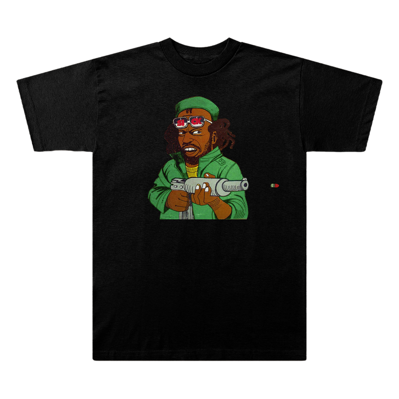 Earl Sweatshirt SICK Character Black T-shirt