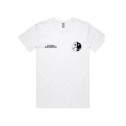 Smile/Frown Logo White T-Shirt