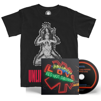 Red Hot Chili Peppers Unlimited Love CD + T-Shirt Bundle