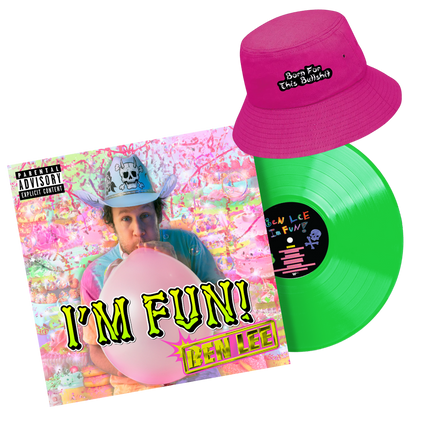 I'M FUN! Glow In The Dark Vinyl + Bucket Hat Bundle